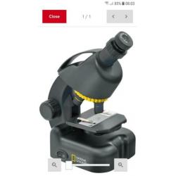 National Geographic microscoop .....