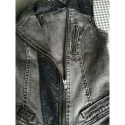 Stoer spijkergilet Only Maat Xs 34 spijkerjasje zwart