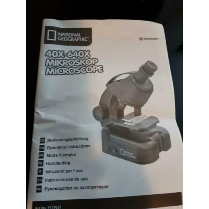 National Geographic microscoop .....