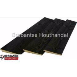 Zwarte Zweeds Rabat potdeksel planken houten AANBIEDING