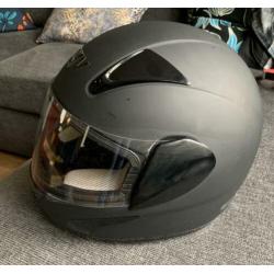 AGV-GP 1-S motorhelm s/m mat zwart air system