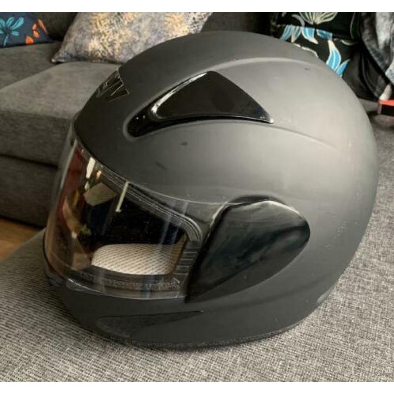 AGV-GP 1-S motorhelm s/m mat zwart air system