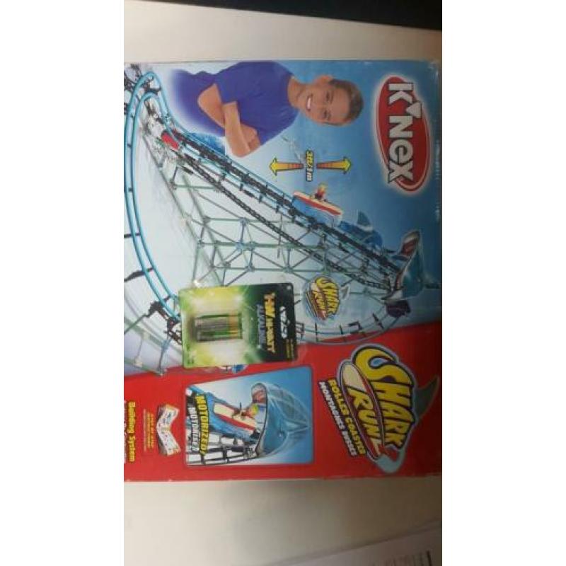 Knex shark run roller coaster