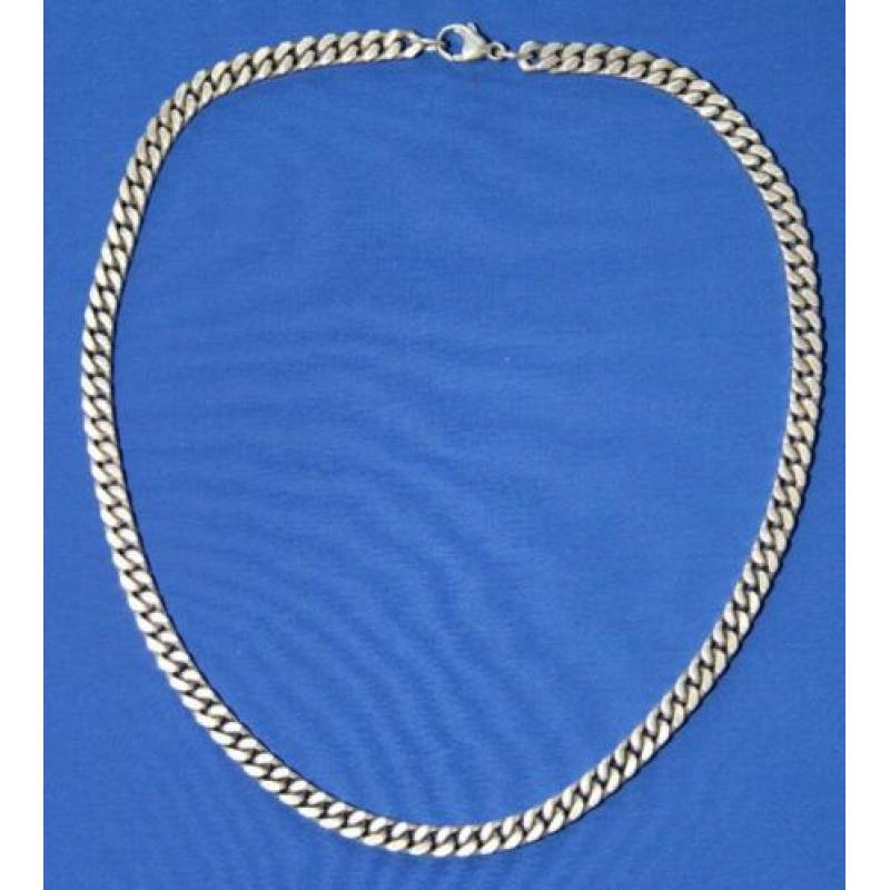 Schitterende Massieve 925 Sterling Zilver Gourmet Ketting