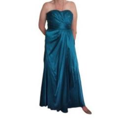 aanbieding petrolkleur galajurk mt 38, 40, 42