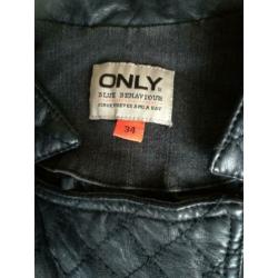 Stoer spijkergilet Only Maat Xs 34 spijkerjasje zwart