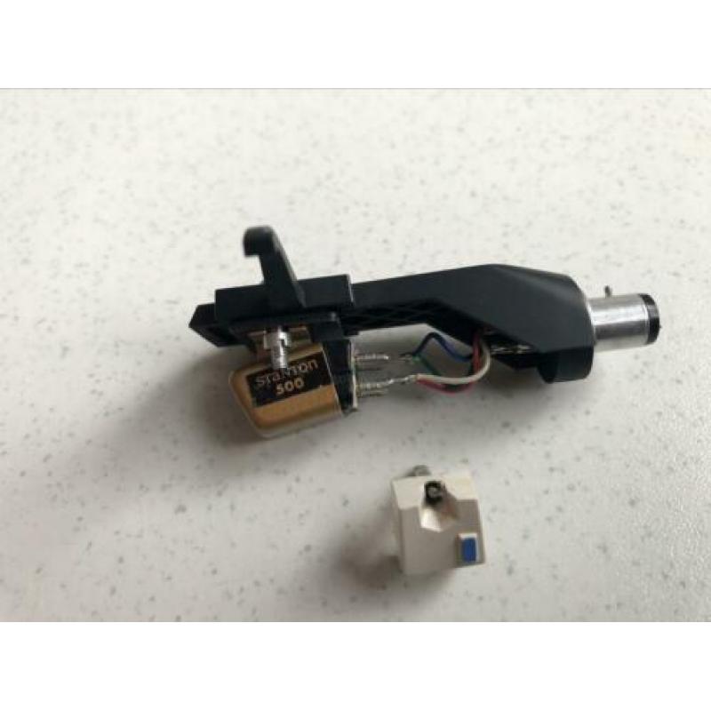 headshell met Stanton 500 element met naald