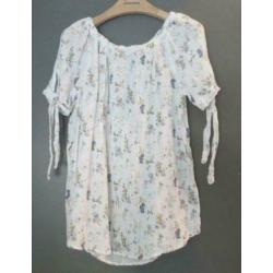 New Collection made in Italy bloemen top maat M
