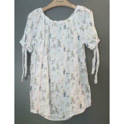 New Collection made in Italy bloemen top maat M