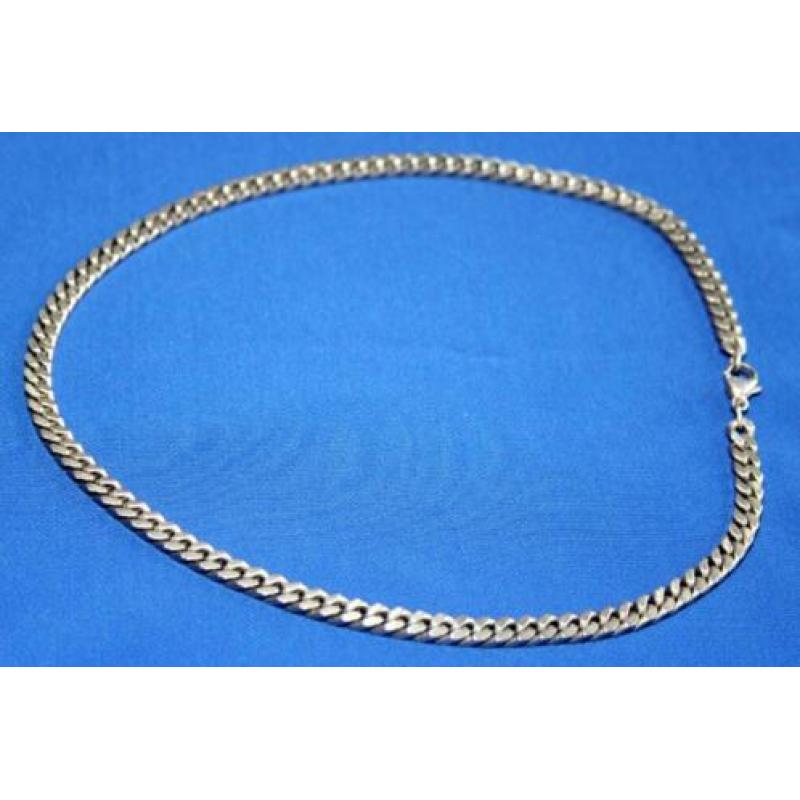 Schitterende Massieve 925 Sterling Zilver Gourmet Ketting
