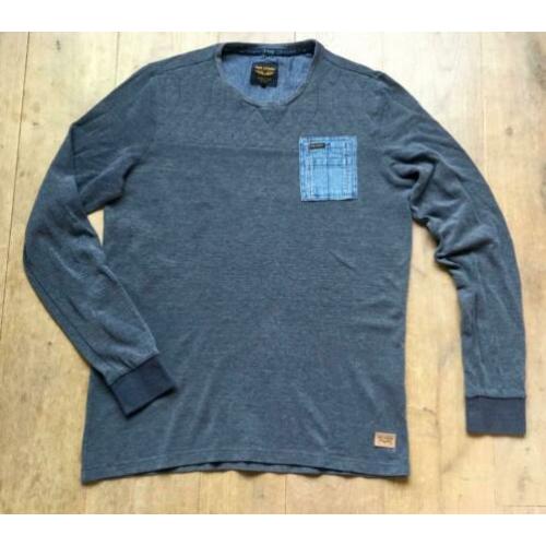 Pall Mall sweater trui Maat M, denim look in zgst