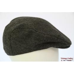 Vintage flatcap Platte pet grijs katoen 60 = XL