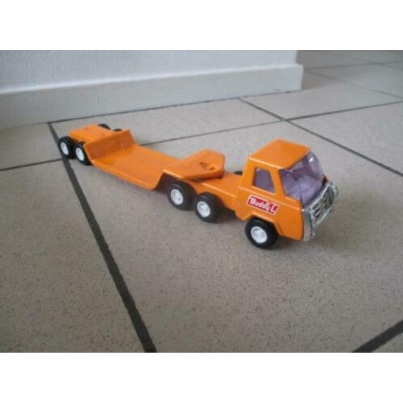 mooie staat Buddy L vrachtwagen dieplader