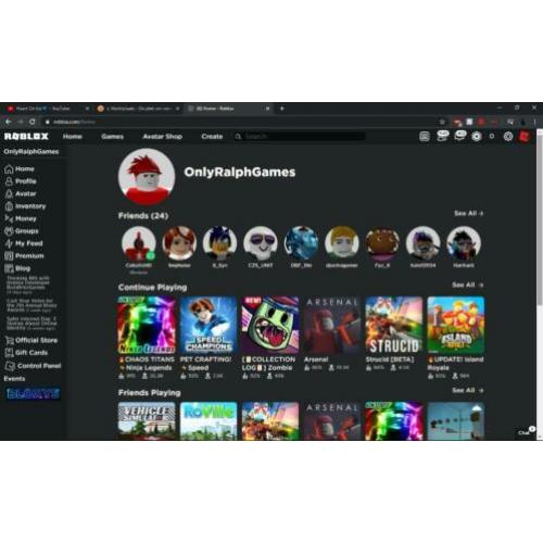 Roblox account