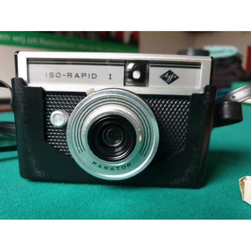 Agfa ISO-RAPID I met etui en flitser