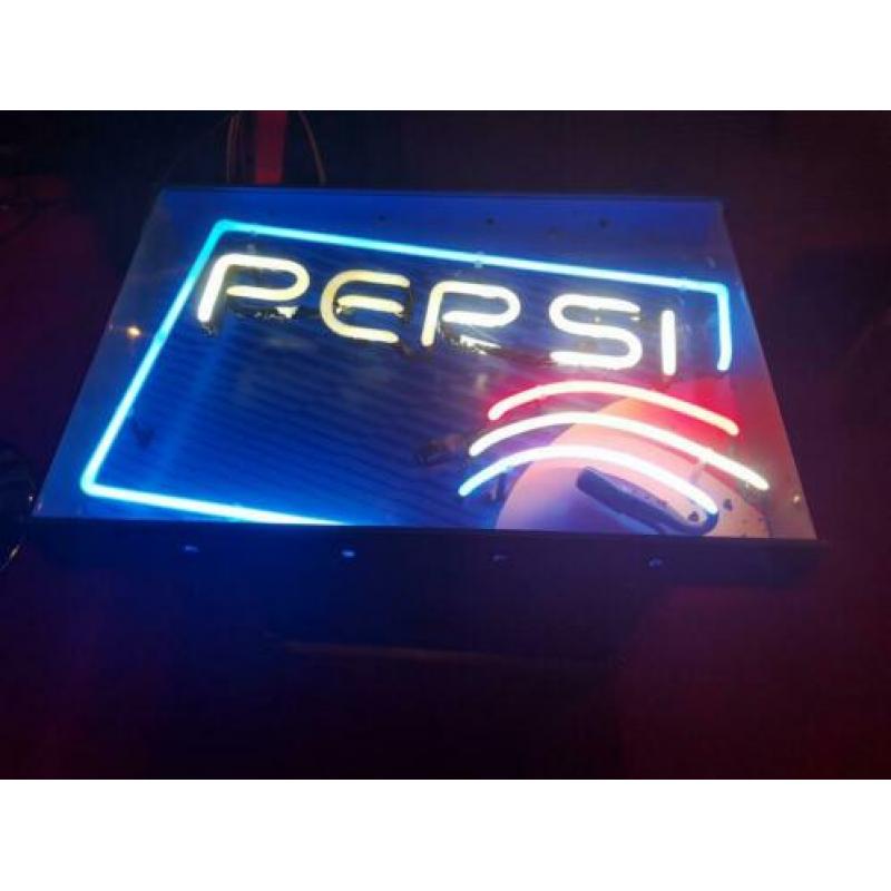 Vintage Pepsi reclame neon verlichting