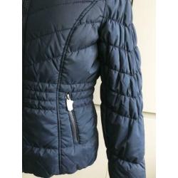 NIEUW! GEISHA leuke donkerblauwe doorgestikte jas, mt S/36
