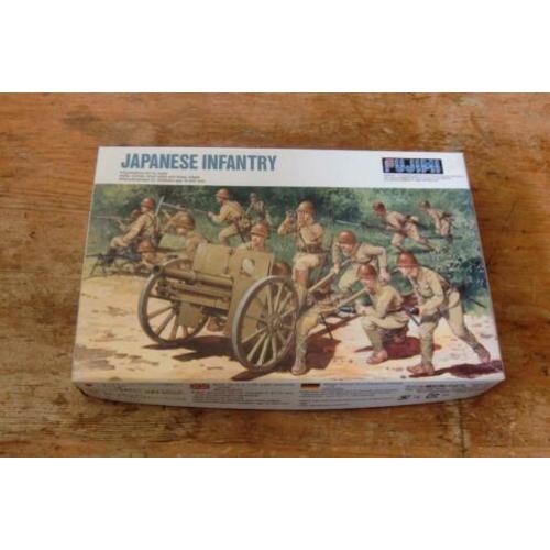 Fujimi : Japanese infantery + veldkanon in 1/76 ( Wo2)