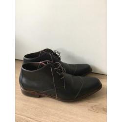 Heren schoenen, zwart, FlorisvBommel mt10.5