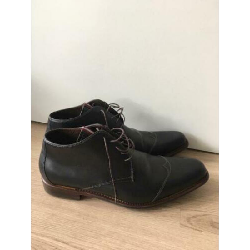 Heren schoenen, zwart, FlorisvBommel mt10.5