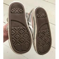 leren all star gympen wit, maat 25