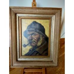 Volendamer Zeeman mooie schilderij in heel mooie lijst