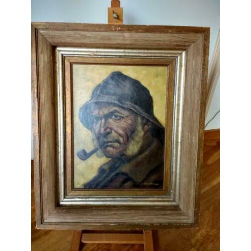 Volendamer Zeeman mooie schilderij in heel mooie lijst