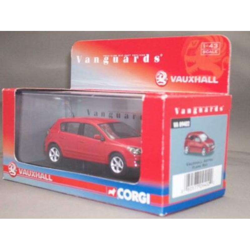 Opel / Vauxhall Astra Flame Red VA09402 van VANGUARDS 1/43