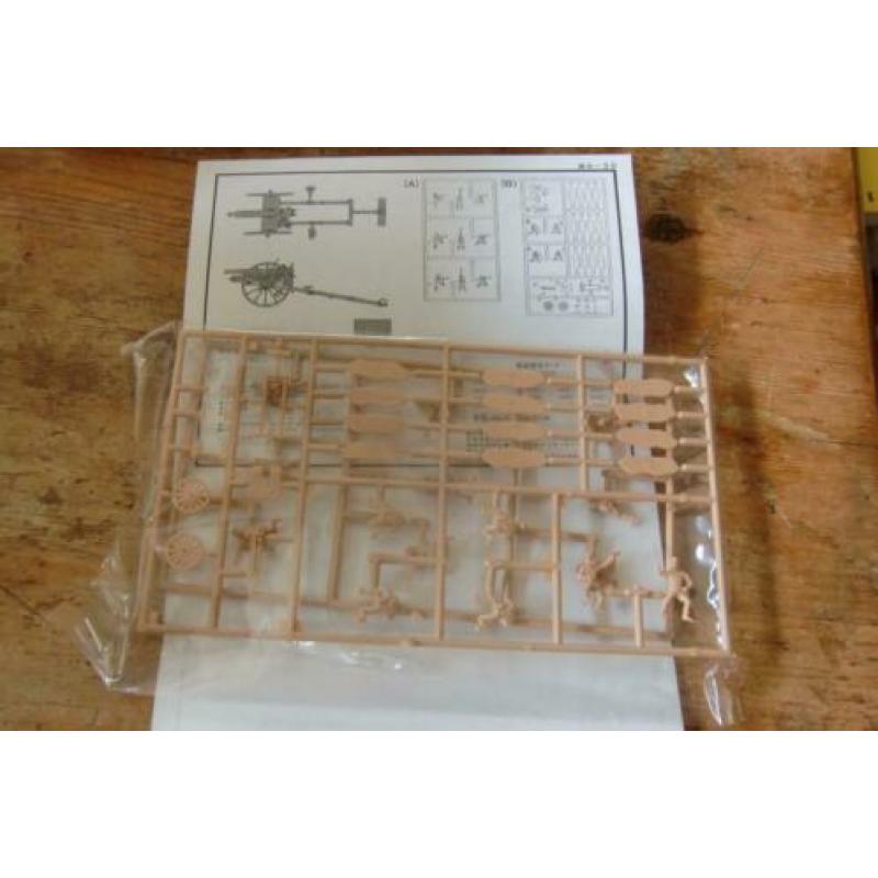 Fujimi : Japanese infantery + veldkanon in 1/76 ( Wo2)