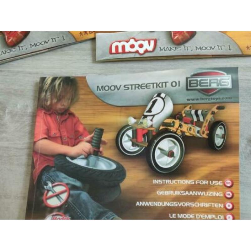 Berg MOOV street kit large 10in1 skelter/step/driewieler/etc