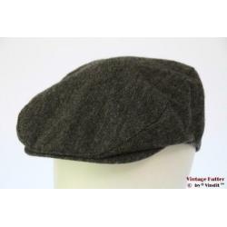 Vintage flatcap Platte pet grijs katoen 60 = XL