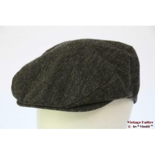 Vintage flatcap Platte pet grijs katoen 60 = XL