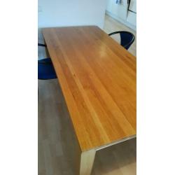 Eettafel 2 meter eikenhout i.z.g.s.t