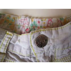 Salty Dog - Wit shortje, maat 98