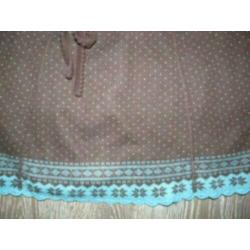 prachtig gebreide wollen noorse rok King Louie maat S 36 38