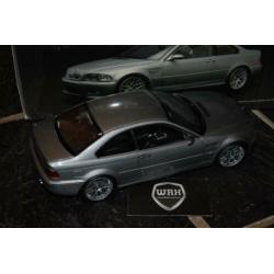 1:18 BMW M3 E46 Coupe performance pack silver Kyosho WRH