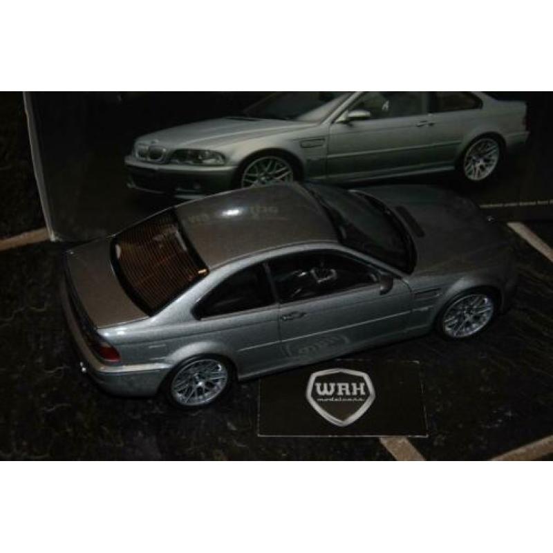 1:18 BMW M3 E46 Coupe performance pack silver Kyosho WRH