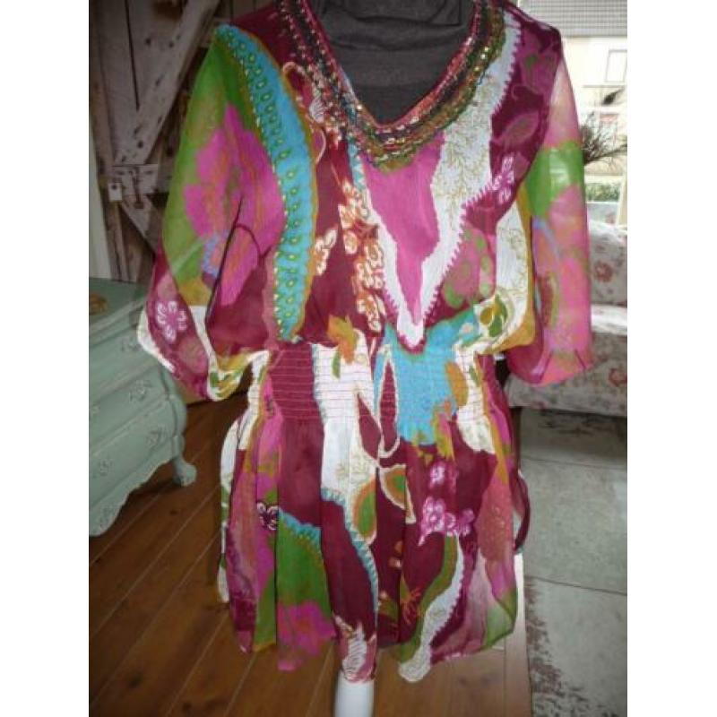 Transparant tuniek maat 42 44 46