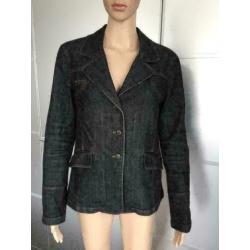 B769 BIBA spijkerjasje jasje jeans spijker colbert Maat 40=M