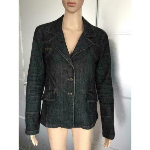 B769 BIBA spijkerjasje jasje jeans spijker colbert Maat 40=M
