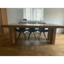 Eettafel teakhout (219,5 x 100)