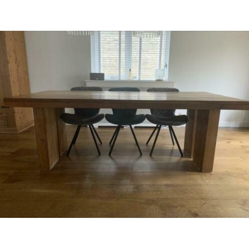 Eettafel teakhout (219,5 x 100)
