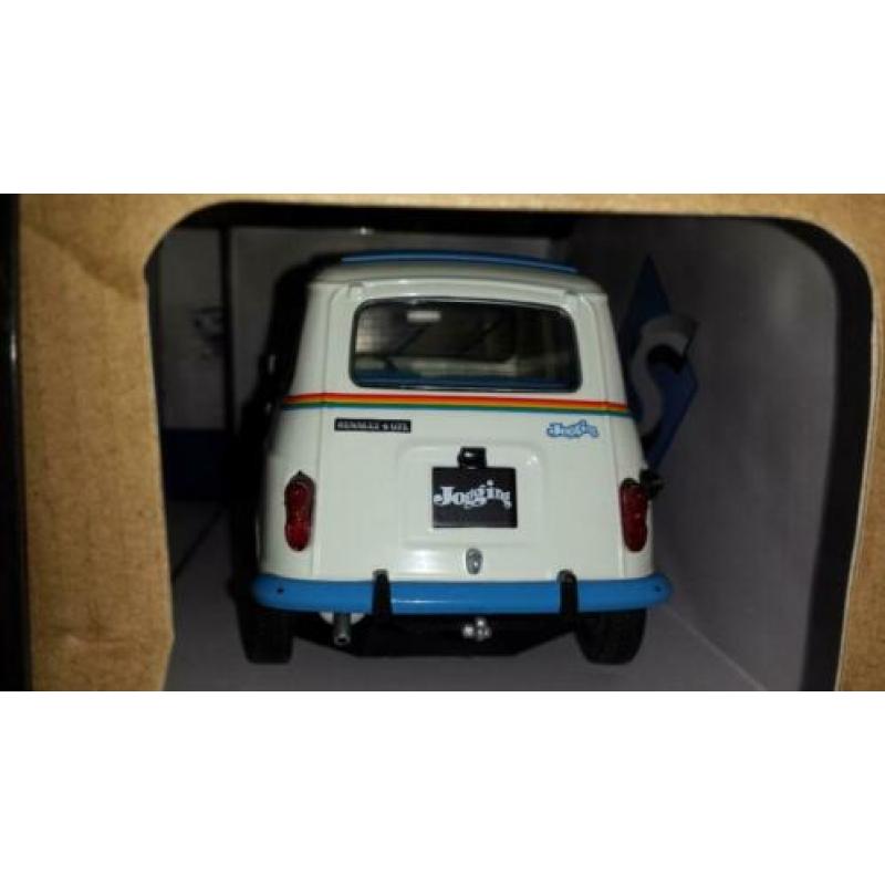 Solido 1:18 Renault 4L Jogging 1981 beige/blauw nieuw