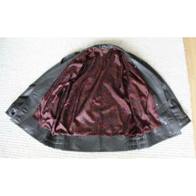 Leren Damesjas Grijs (XL) winterjas