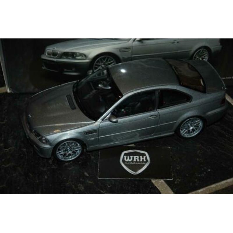 1:18 BMW M3 E46 Coupe performance pack silver Kyosho WRH