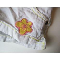 Salty Dog - Wit shortje, maat 98