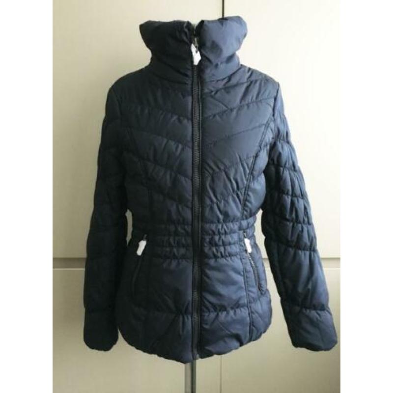NIEUW! GEISHA leuke donkerblauwe doorgestikte jas, mt S/36