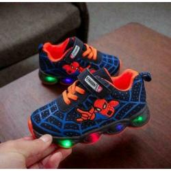 Spiderman led kinderschoen maat 21-30 gratis verzending