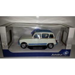 Solido 1:18 Renault 4L Jogging 1981 beige/blauw nieuw