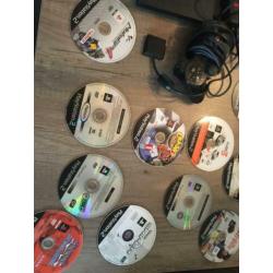 PlayStation 2 inclusief spellen en controllers